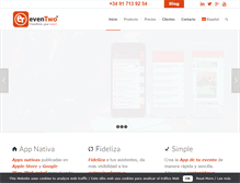 Tablet Screenshot of eventwo.com